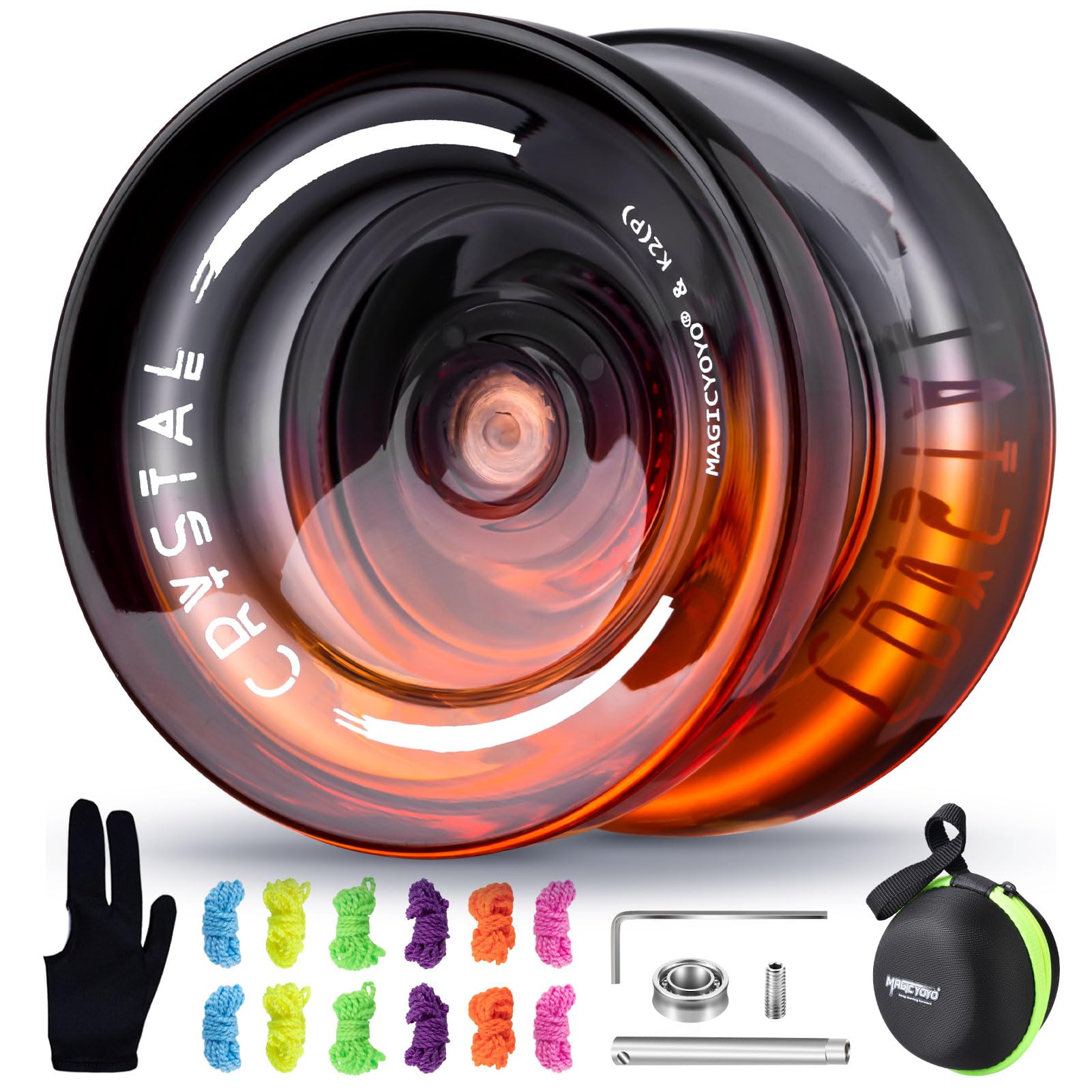 Amazon.com: Pack of 2 MAGICYOYO K2 Crystal Yoyo Professional